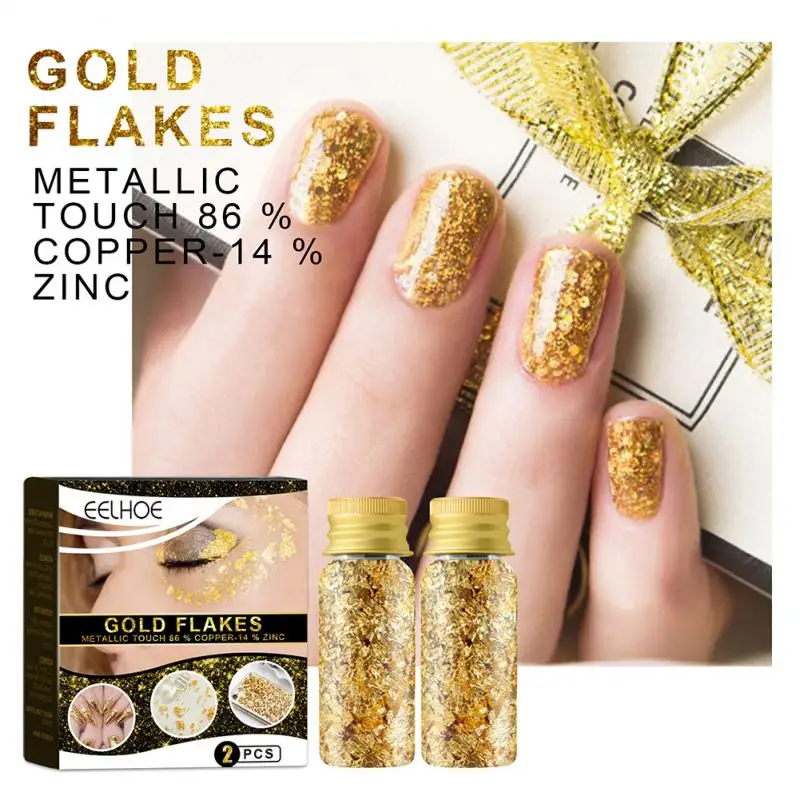 Eelhoe Decorative Gold Leaf Flakes Gold Silver Confetti DIY Nail Art Painting Material Decorating Foil Paper Party Supplies
Eelhoe Decorative Gold Leaf Flakes Gold Silver Confetti DIY Nail Art Painting Material Decorating Foil Paper Party Supplies