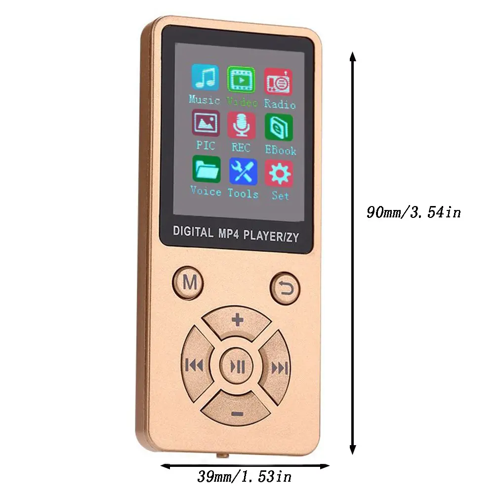 Беспроводной Легкий mp3-проигрыватель T1 с экраном ультратонкий портативный