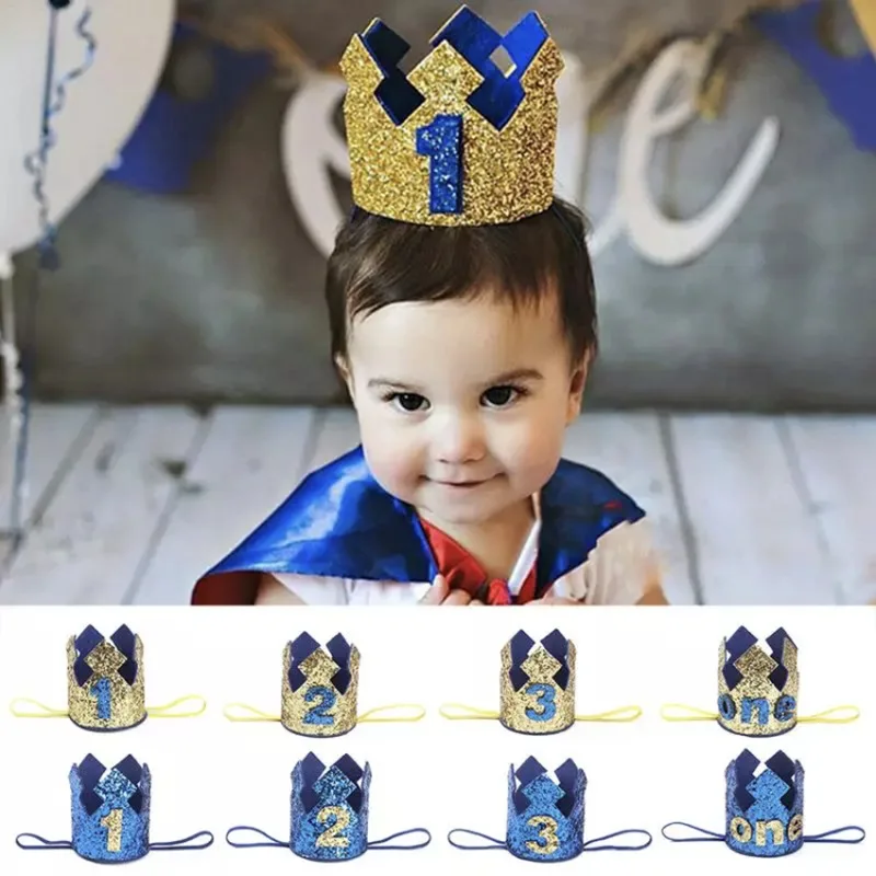 1pcs Blue Bling Twinkling Boy Birthday Crown Caps 1st Birthday Hat Newborn Baby Headband 1 2 Year Birthday Party Decorations
1pcs Blue Bling Twinkling Boy Birthday Crown Caps 1st Birthday Hat Newborn Baby Headband 1 2 Year Birthday Party Decorations