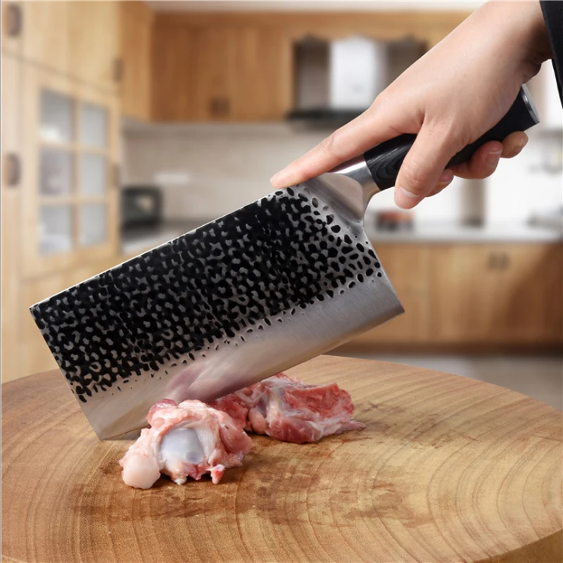 New High Quality Handmade Forged Kitchen Knives Non-stick Razor Sharp Chopping Slicing Chef Knives Cleaver Knife Wood Handle
New High Quality Handmade Forged Kitchen Knives Non-stick Razor Sharp Chopping Slicing Chef Knives Cleaver Knife Wood Handle