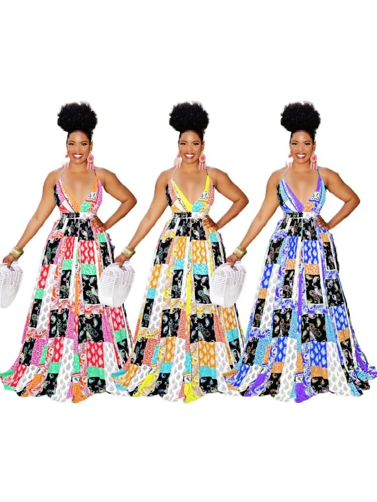 2021 New Dashiki Long Skirt African Clothing Suspenders Sleeveless Digital Printing Womens Fashion Ankara Dress African Clothing
2021 New Dashiki Long Skirt African Clothing Suspenders Sleeveless Digital Printing Womens Fashion Ankara Dress African Clothing