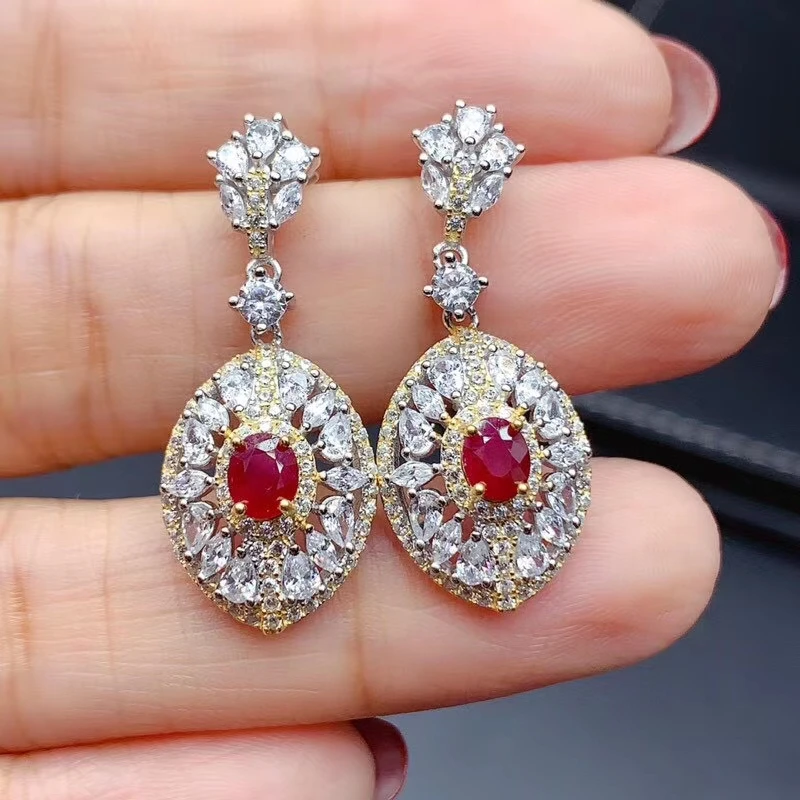 CoLife Jewelry Vintage 925 Silver Gemstone Drop Earrings 4*5mm Natural Ruby Eardrop Fashion Silver Gemstone
CoLife Jewelry Vintage 925 Silver Gemstone Drop Earrings 4*5mm Natural Ruby Eardrop Fashion Silver Gemstone