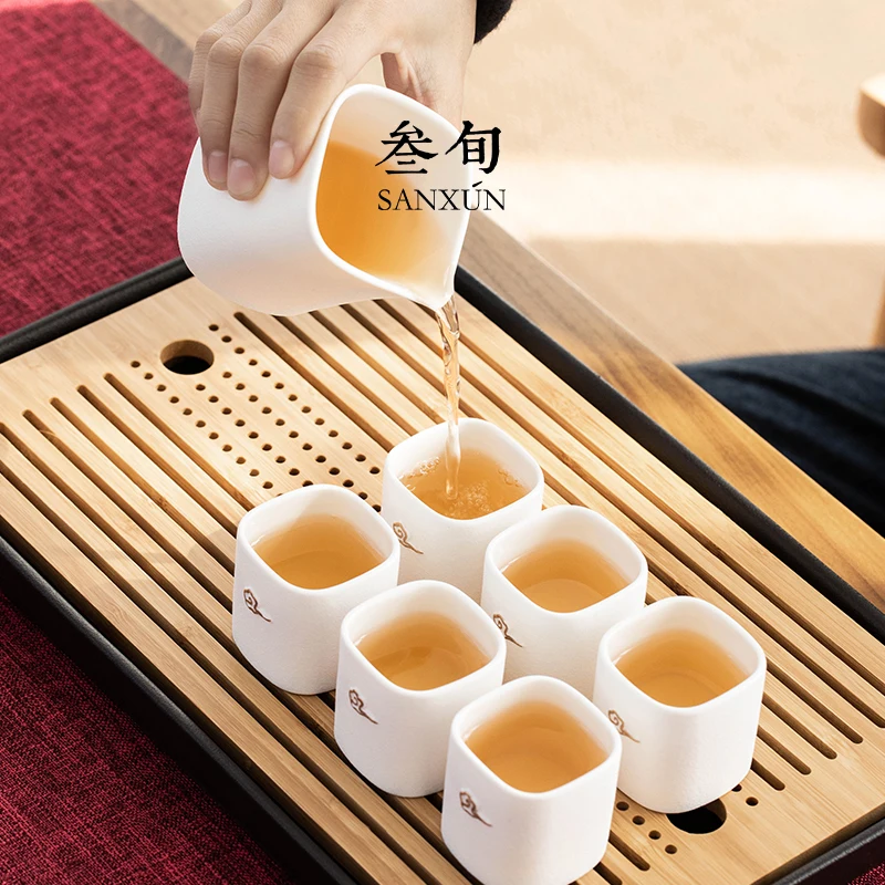 Mini Luxury Tea Set Office Ceramics Modern Simple Chinese Small tea pot and cup set Traditional Creativity Conjunto Teaware
Mini Luxury Tea Set Office Ceramics Modern Simple Chinese Small tea pot and cup set Traditional Creativity Conjunto Teaware
