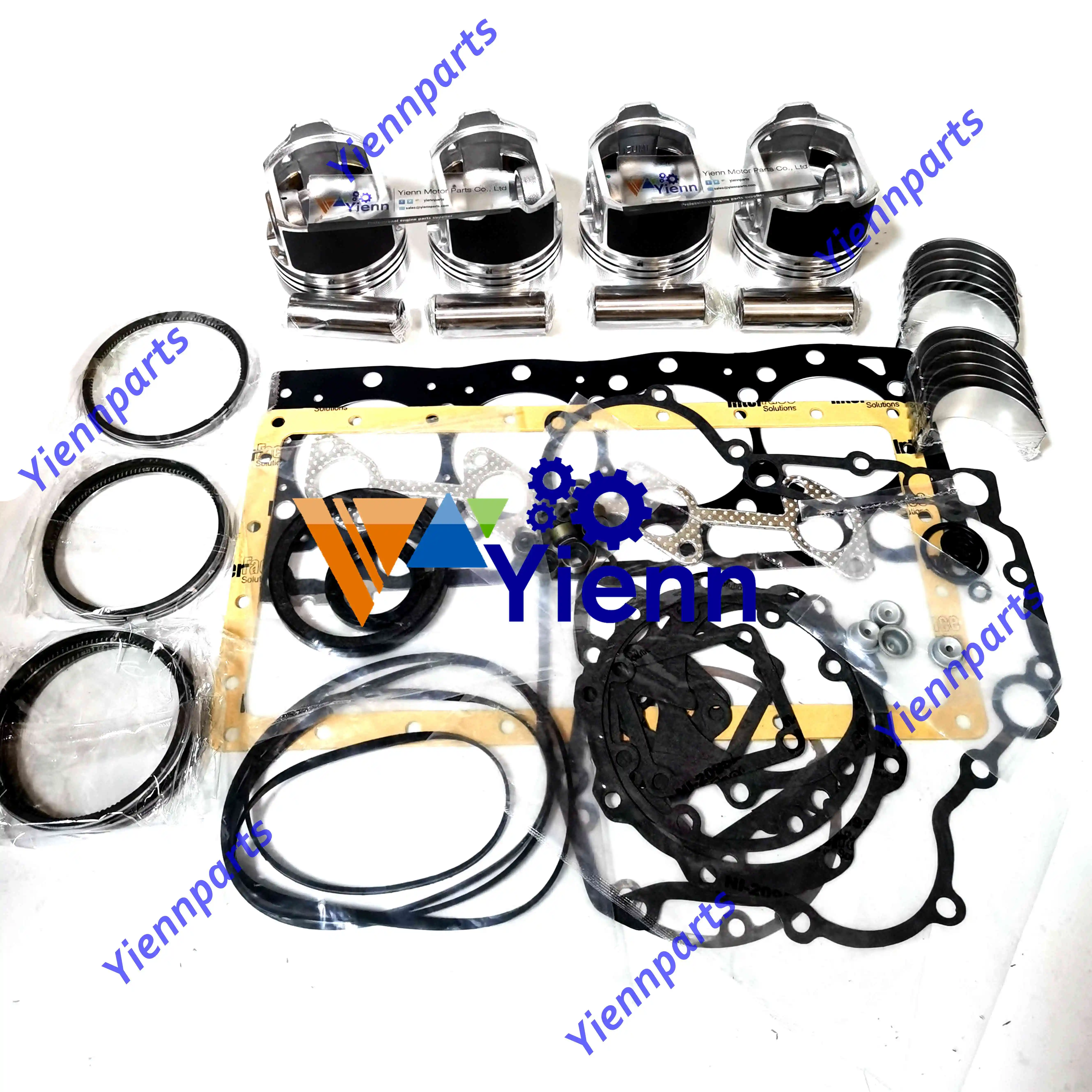 For Caterpillar Cat C3.3 Ovrehaul Rebuild kit with Full Gasket Kit Piston Ring Set Bearing set Diesel Engine Spare Parts
For Caterpillar Cat C3.3 Ovrehaul Rebuild kit with Full Gasket Kit Piston Ring Set Bearing set Diesel Engine Spare Parts