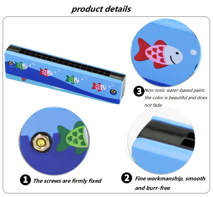 16 Holes Cute Harmonica Musical Instrument Montessori Educational Toys Cartoon Pattern Kids Wind Instrument Children Gift Kids
16 Holes Cute Harmonica Musical Instrument Montessori Educational Toys Cartoon Pattern Kids Wind Instrument Children Gift Kids