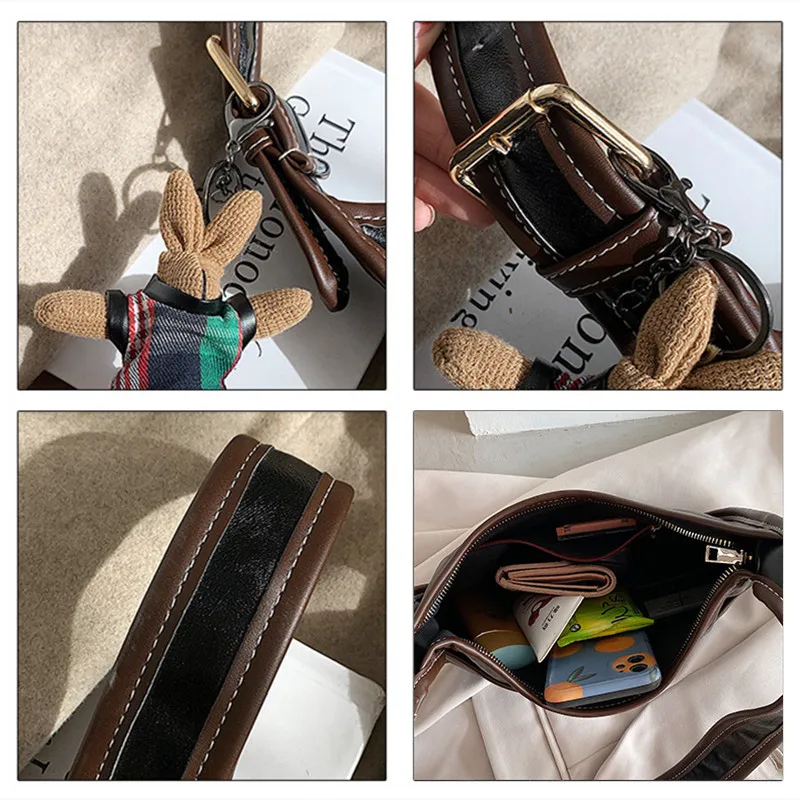 Soft Leather Women's Shoulder Bag Autumn Winter New Large Tote Bag Lady High Quality Fashion Solid Color Decoration Underarm Bag
Soft Leather Women's Shoulder Bag Autumn Winter New Large Tote Bag Lady High Quality Fashion Solid Color Decoration Underarm Bag