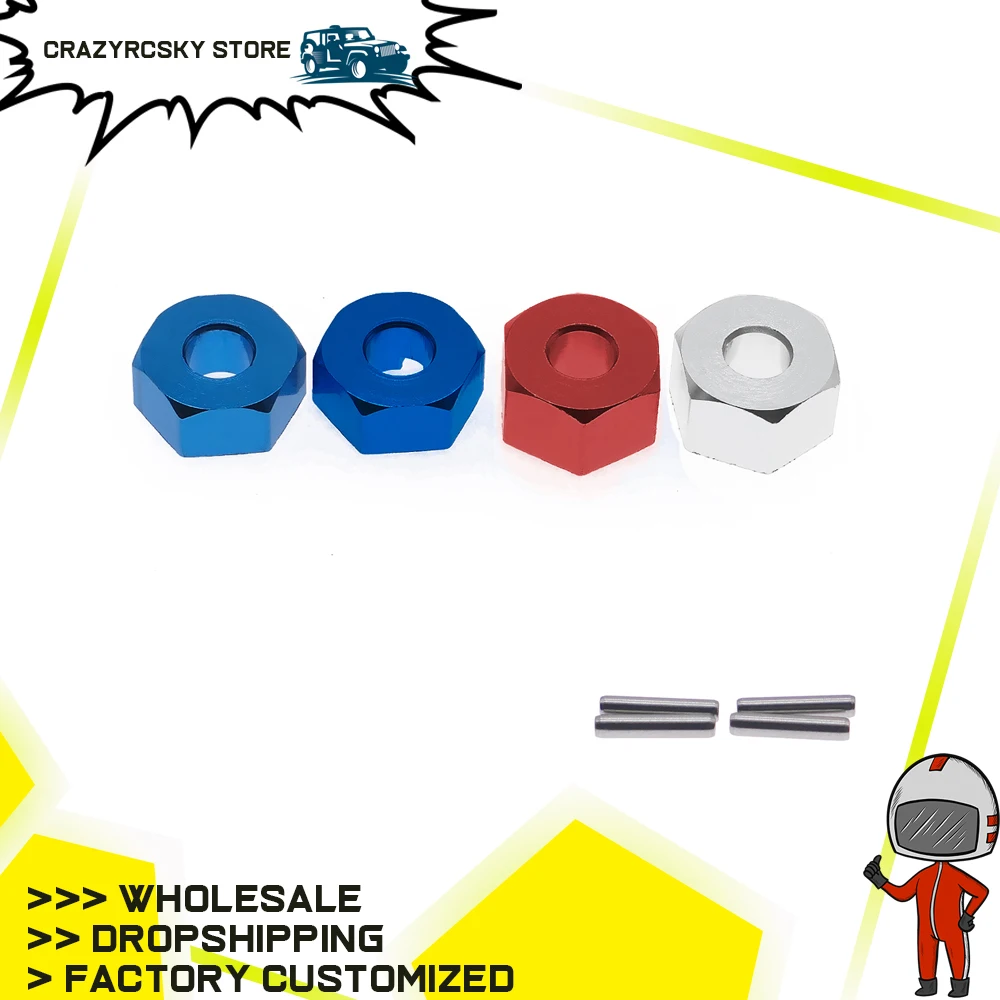 4pcs machined aluminum wheel hex set for 1/10 ECX 2WD series rc hobby model car upgraded hop-up parts
4pcs machined aluminum wheel hex set for 1/10 ECX 2WD series rc hobby model car upgraded hop-up parts