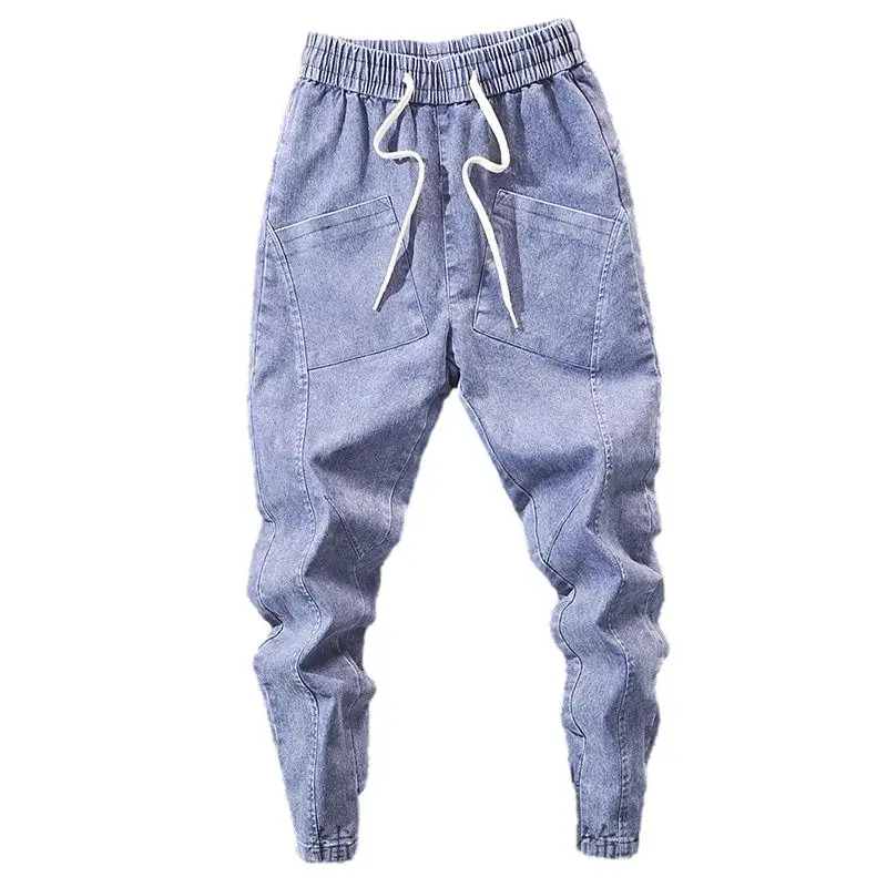Idopy Fashion Men`s Harem Denim Joggers Ankle Cuffed Elastic Waist Vintage Slim Fit Drawstring Street Hip Hop Pants For Man
Idopy Fashion Men`s Harem Denim Joggers Ankle Cuffed Elastic Waist Vintage Slim Fit Drawstring Street Hip Hop Pants For Man