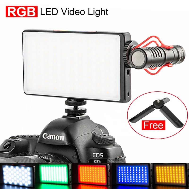 Светодиодный светильник RGB с регулируемой яркостью для видеосъемки удлиняющий