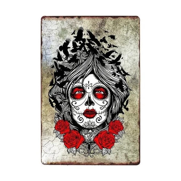 Mexican Skull Metal Signs Vintage Plaques Poster Retro Wall Plates Bar Decoration Cafe Decorative Home Decor 20x30cm
Mexican Skull Metal Signs Vintage Plaques Poster Retro Wall Plates Bar Decoration Cafe Decorative Home Decor 20x30cm