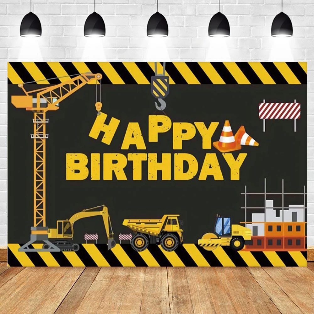 Under Construction Zone Excavator Backdrop Newborn Baby Shower Boy Birthday Party Photography Photographic Background Photozone
Under Construction Zone Excavator Backdrop Newborn Baby Shower Boy Birthday Party Photography Photographic Background Photozone