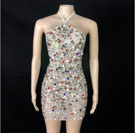 2021 New Design Evening Celebrate Stones Dresses Women Birthday Singer Dancer Stage Performance Sexy Transparent Costumes
2021 New Design Evening Celebrate Stones Dresses Women Birthday Singer Dancer Stage Performance Sexy Transparent Costumes