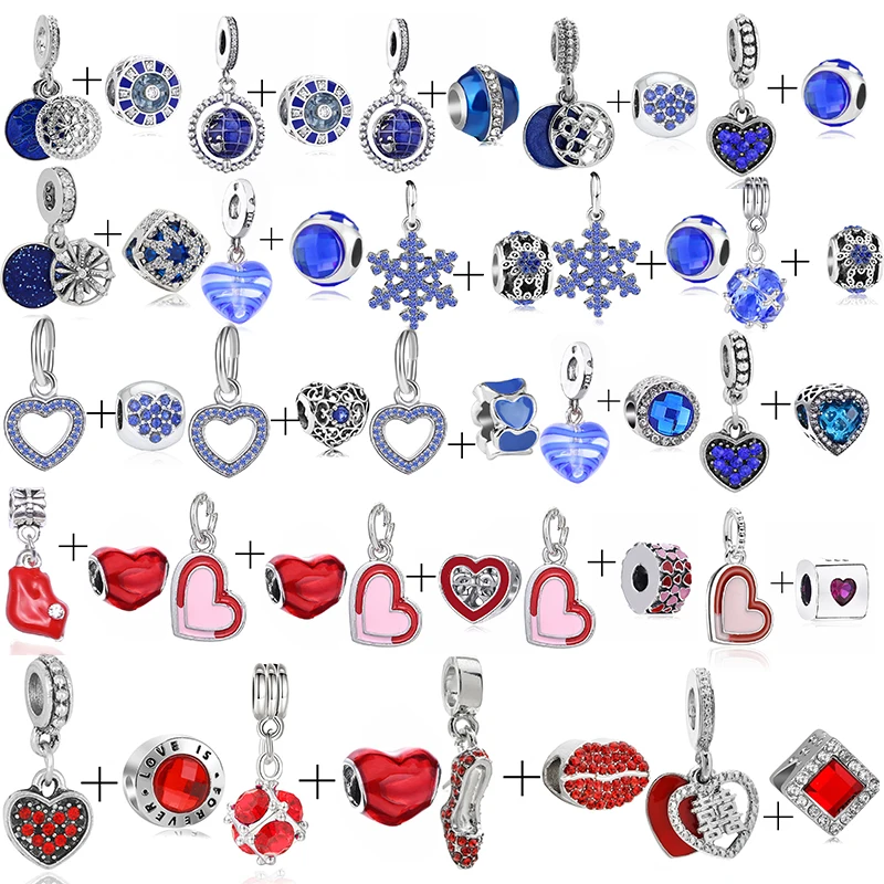 2Pcs/Lot High Quality Crystal Heart & Lips & Lipstick Charm Pendants Fit DIY Brand Bracelet Neckce For Women Men Jewelry Making
2Pcs/Lot High Quality Crystal Heart & Lips & Lipstick Charm Pendants Fit DIY Brand Bracelet Neckce For Women Men Jewelry Making