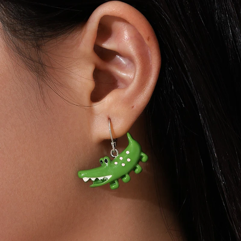 Aprilwell Cute Crocodile Pendant Earrings For Women 2021 Trend Streetwear Aretes Piercing Pendientes Y2k Jewelry Gift For Egirl
Aprilwell Cute Crocodile Pendant Earrings For Women 2021 Trend Streetwear Aretes Piercing Pendientes Y2k Jewelry Gift For Egirl