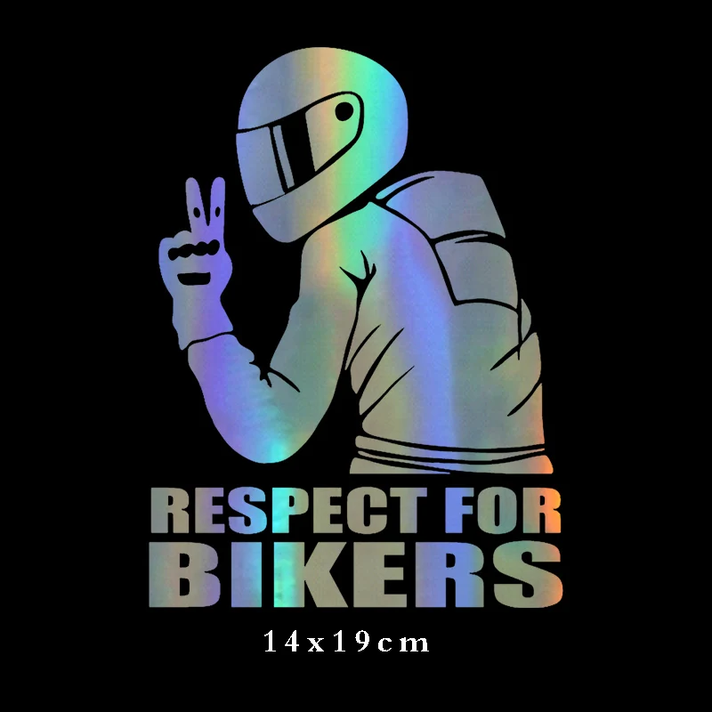 Respect for Bikers Car Stickers Funny Auto Sticker Creative Decals Waterproof Sunscreen Accessories PVC,13cm*20cm
Respect for Bikers Car Stickers Funny Auto Sticker Creative Decals Waterproof Sunscreen Accessories PVC,13cm*20cm