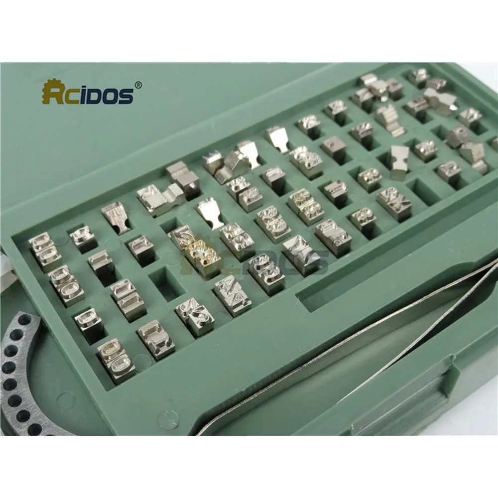 RCIDOS 8/9/10.5PT T/R Тип набор стальных символов для MY 300II/420 impress solid ink машины кодирования
