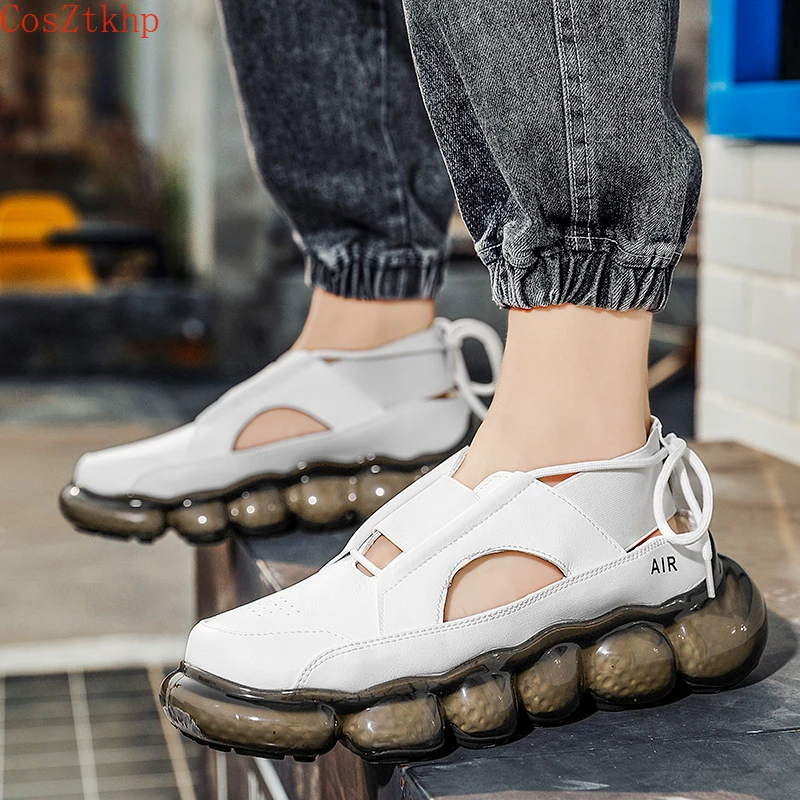 Fashion Men's Sandals Summer Soft Sandals High Quality Microfiber Leather Sandals Outdoor Antiskid Damping Men Roman Sandals
Fashion Men's Sandals Summer Soft Sandals High Quality Microfiber Leather Sandals Outdoor Antiskid Damping Men Roman Sandals