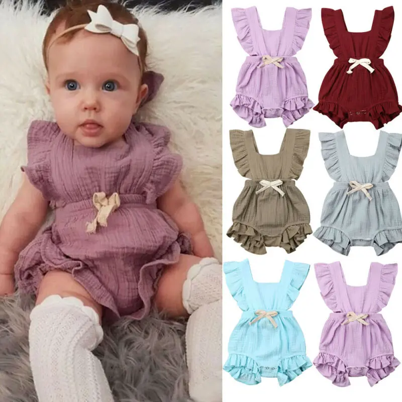 0-24M Baby Girl Romper Infant Outfit Girls Jumpsuit Newborn Bodysuit Kid Sunsuit Todder Clothes Kids Sleeveless Bodysuits
0-24M Baby Girl Romper Infant Outfit Girls Jumpsuit Newborn Bodysuit Kid Sunsuit Todder Clothes Kids Sleeveless Bodysuits
