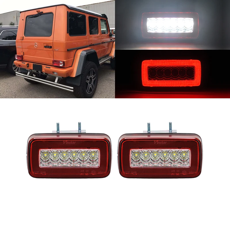 For Benz W463 G-Class 1986-2018 G500 G550 G55 AMG Rear Bumper Error Free White/Red Led Backup Fog Lights Kit
For Benz W463 G-Class 1986-2018 G500 G550 G55 AMG Rear Bumper Error Free White/Red Led Backup Fog Lights Kit