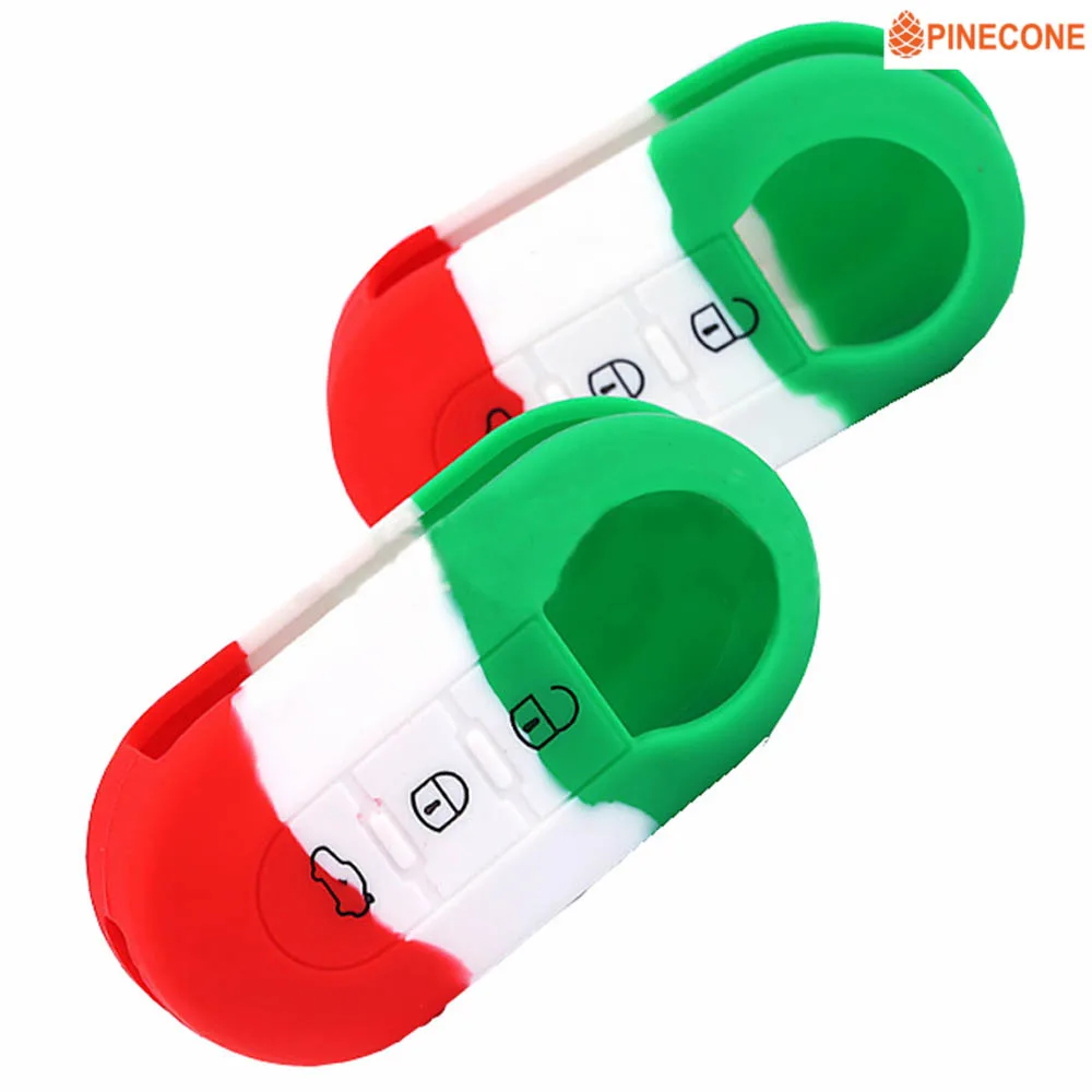 PINECONE for Fiat 500 Panda Punto Bravo Silicone Hand Making Italy Color Car Key Cover Case 3 Button Key Case Styling 1 Pc
PINECONE for Fiat 500 Panda Punto Bravo Silicone Hand Making Italy Color Car Key Cover Case 3 Button Key Case Styling 1 Pc