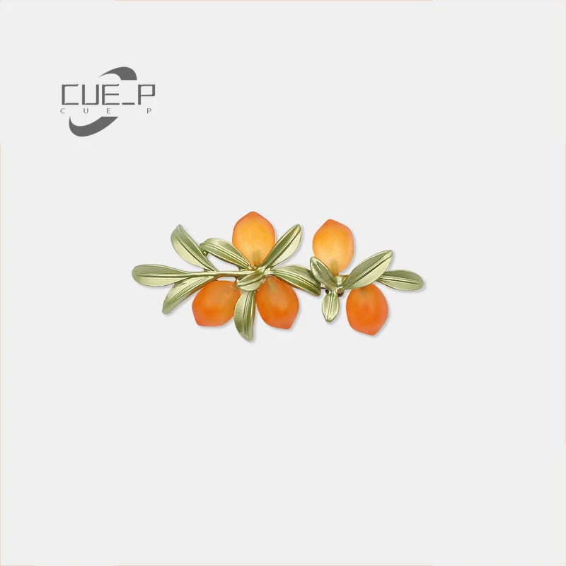 Orange Brooch Earrings temperament female high-grade badge gift for friends creative small gift jewelry pin accessories
Orange Brooch Earrings temperament female high-grade badge gift for friends creative small gift jewelry pin accessories