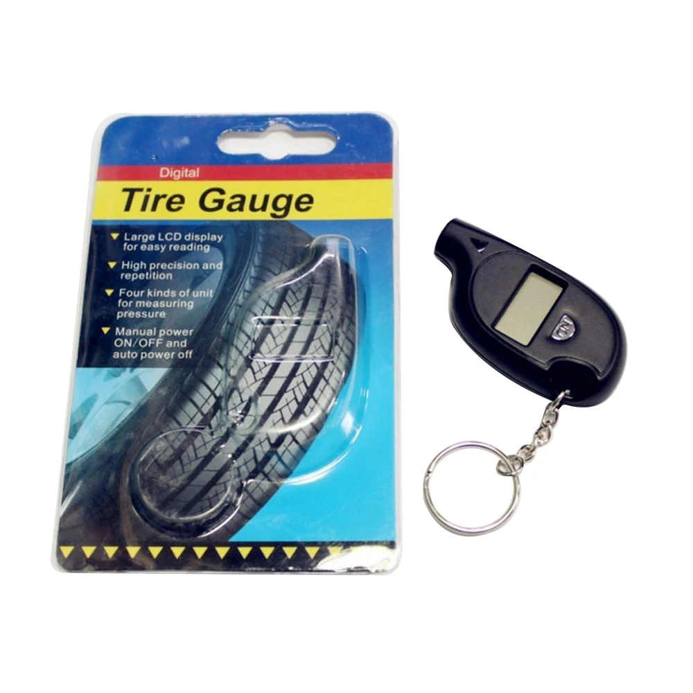 Portable LCD Digital Display Mini Tire Pressure Tester 2-150psi Motorcycle Tire Pressure Gauge Keychain Pressure Measurement
Portable LCD Digital Display Mini Tire Pressure Tester 2-150psi Motorcycle Tire Pressure Gauge Keychain Pressure Measurement