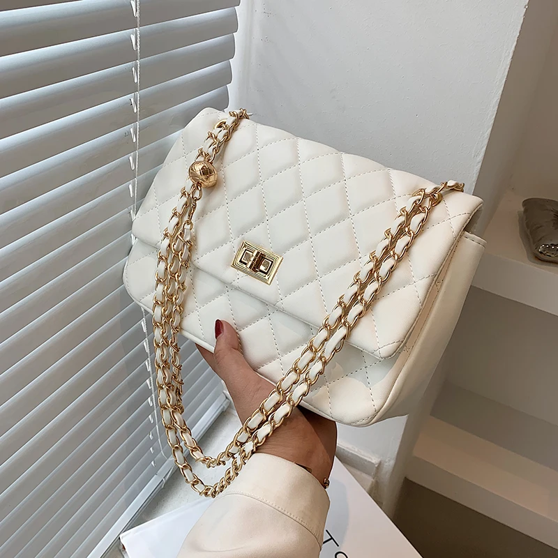 Lingge Small Lingge PU Leather Crossbody Bag For Women 2021 Female Summer Chain Luxury Trendy Shoulder Handbags And Purses
Lingge Small Lingge PU Leather Crossbody Bag For Women 2021 Female Summer Chain Luxury Trendy Shoulder Handbags And Purses
