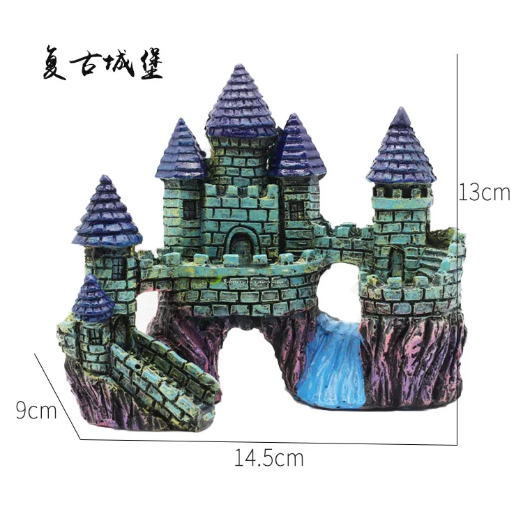 Castle Shelter, Fish tank Decorations, Aquarium Landscaping Desktop Decorations
Castle Shelter, Fish tank Decorations, Aquarium Landscaping Desktop Decorations