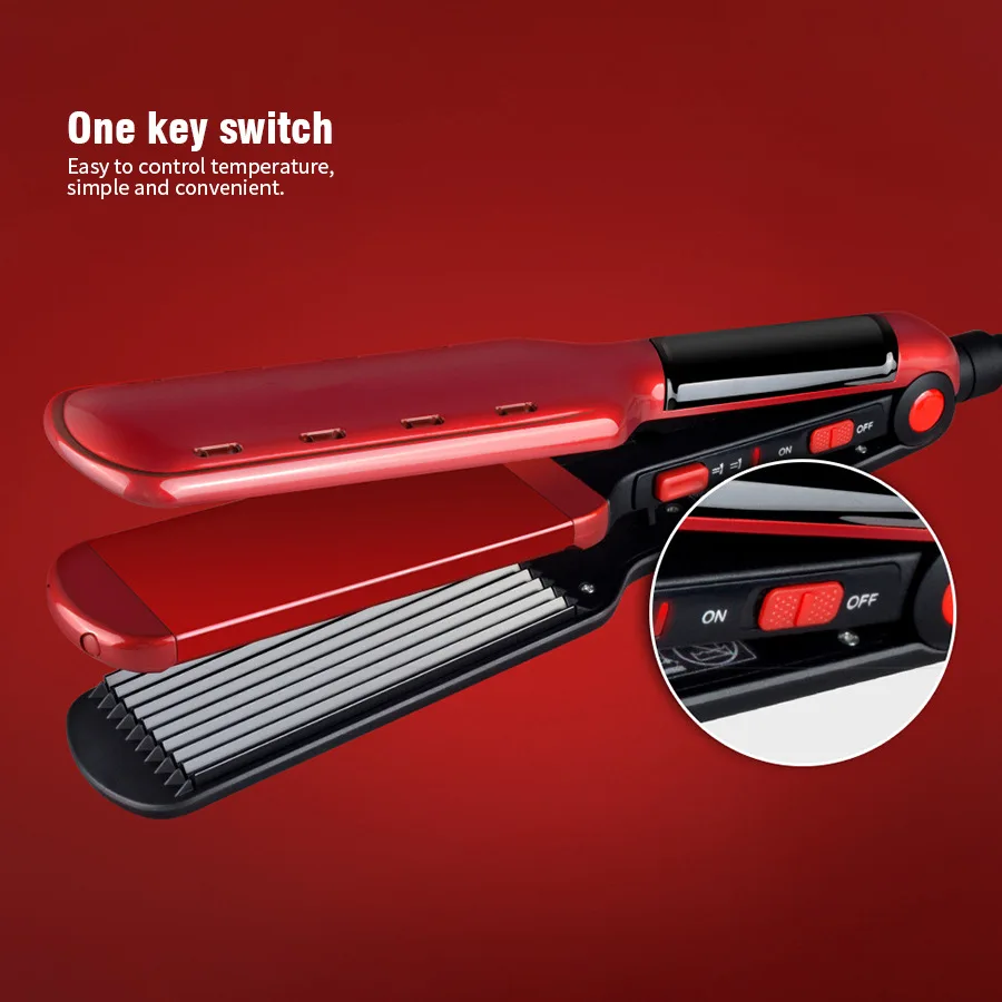 Professional Hair Straightener Ceramic Combo Styler Straight/Curler Styling Tool 110-220V Dual-purpose Hair Straightener Splint
Professional Hair Straightener Ceramic Combo Styler Straight/Curler Styling Tool 110-220V Dual-purpose Hair Straightener Splint