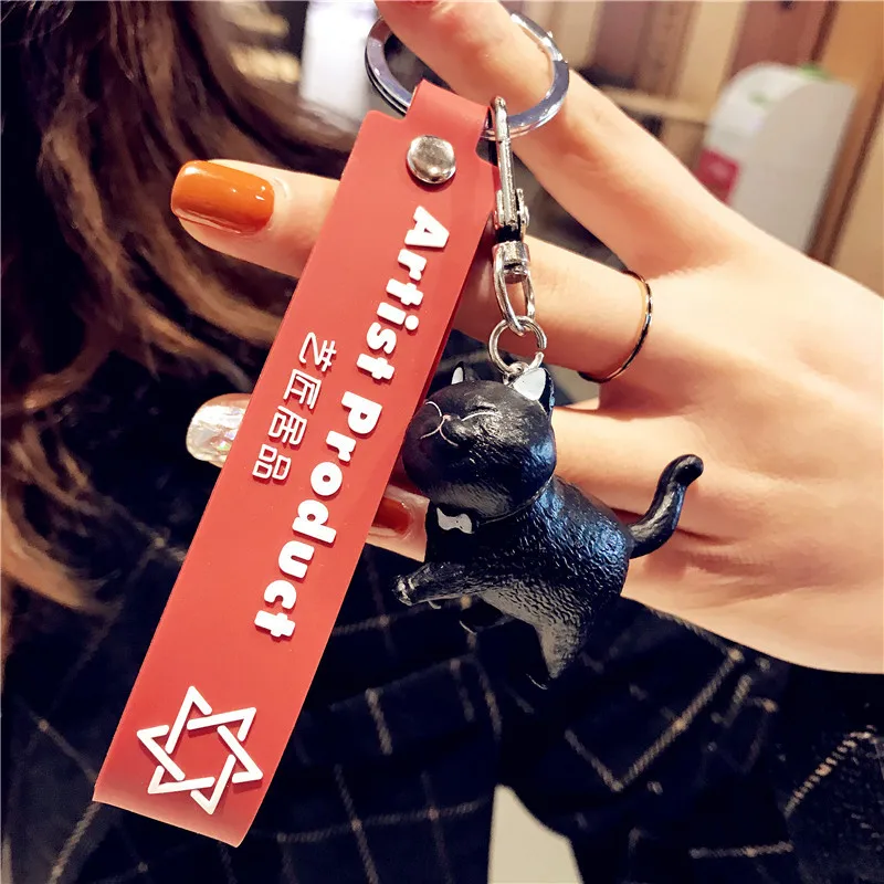 New Style Lovely Dolls Cat Keychain Women Girl Keyring Cute Car Trinket Exquisite Small Key Chains Charms Pendant Gift
New Style Lovely Dolls Cat Keychain Women Girl Keyring Cute Car Trinket Exquisite Small Key Chains Charms Pendant Gift