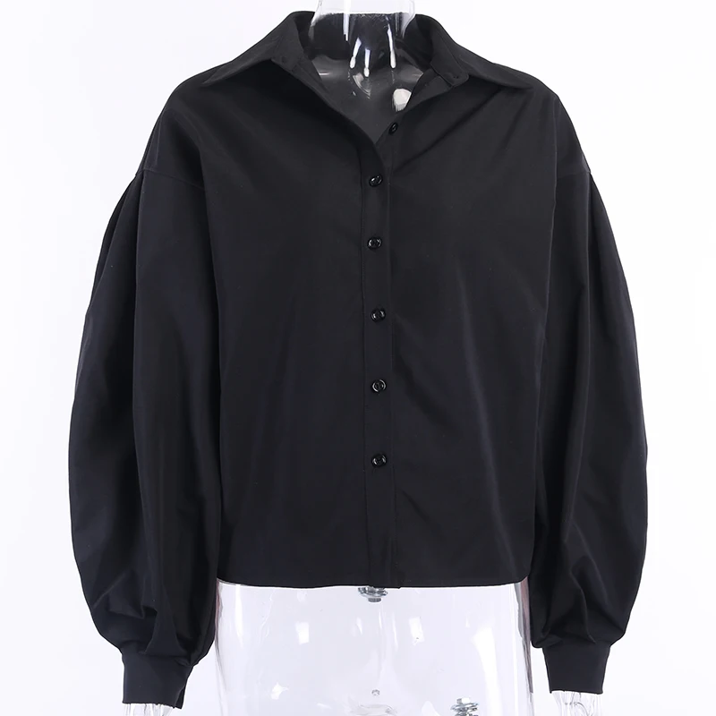 Casual Vintage Sexy Button White Blouse Women Lantern Sleeve Plus Size Loose Women Shirt Cotton Office Ladies Tops Blusas 10903 
Casual Vintage Sexy Button White Blouse Women Lantern Sleeve Plus Size Loose Women Shirt Cotton Office Ladies Tops Blusas 10903