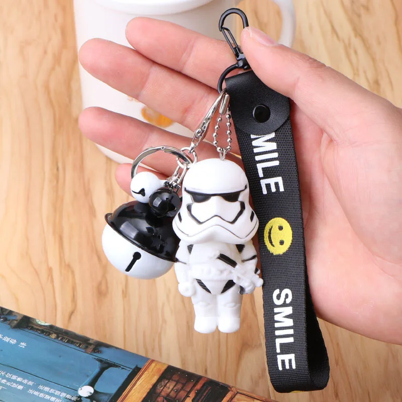 Star Wars White Samurai Keychain Baby Car Bag Key Chain Cute Keyring Creative Cartoon Mobile Phone Pendant Black Punk Face
Star Wars White Samurai Keychain Baby Car Bag Key Chain Cute Keyring Creative Cartoon Mobile Phone Pendant Black Punk Face