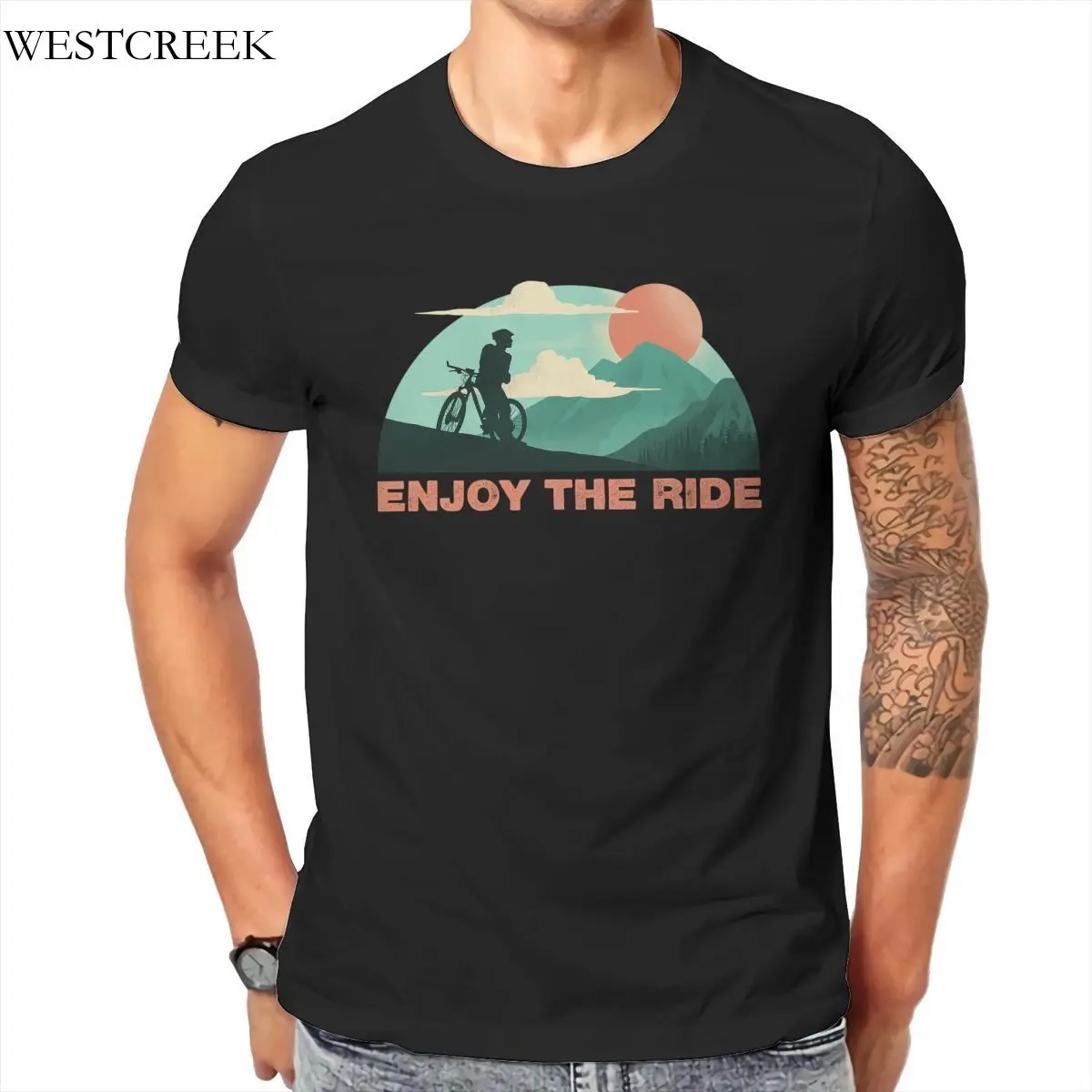WESTCREEK Wholesale Enjoy The Ride US Size 100% Casual Cotton High Quality customize T-Shirts 170974
WESTCREEK Wholesale Enjoy The Ride US Size 100% Casual Cotton High Quality customize T-Shirts 170974