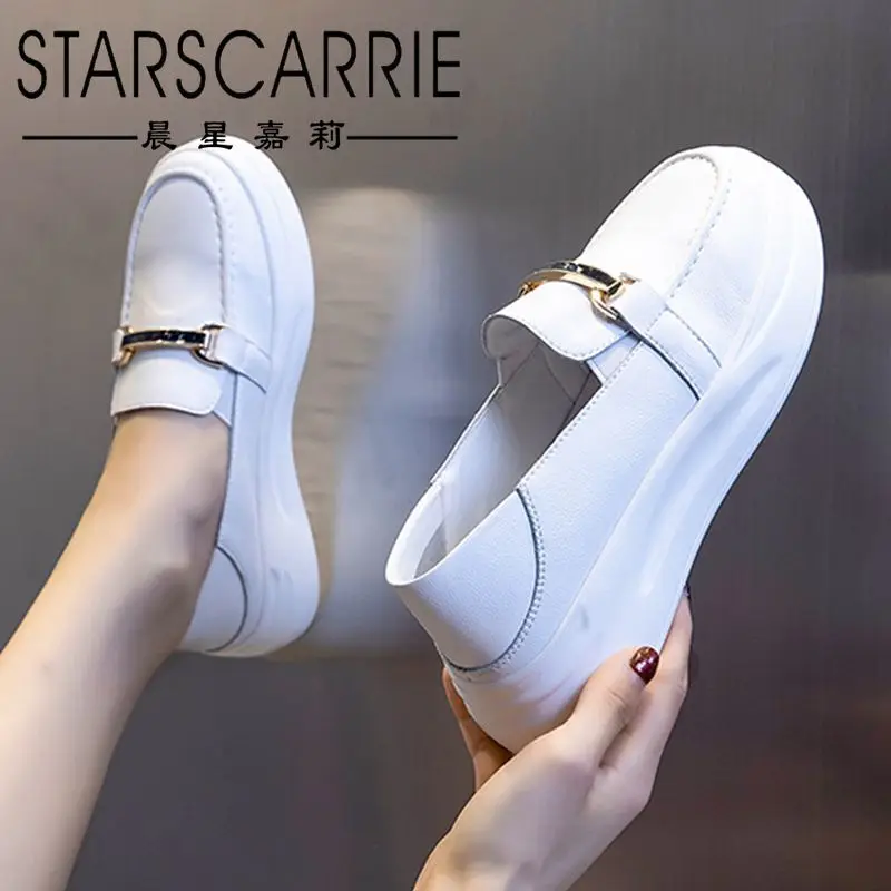 Genuine leather women's shoes 2021 new autumn casual single shoes flat Mary Jane shoes one-step low-top shoes women
Genuine leather women's shoes 2021 new autumn casual single shoes flat Mary Jane shoes one-step low-top shoes women
