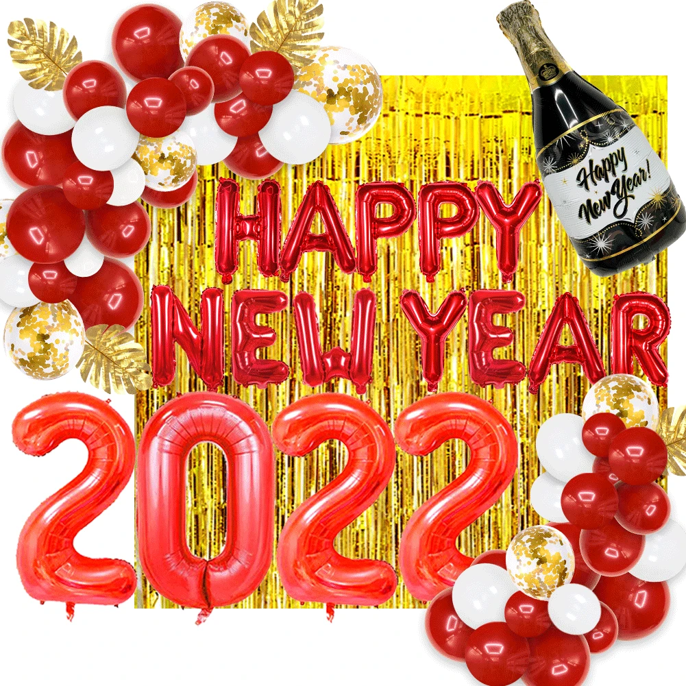 2022 Happy New Year Aluminum Foil Balloon 75 Piece Set Happy New Year Christmas Gift Party Supplies Home Background Decoration
2022 Happy New Year Aluminum Foil Balloon 75 Piece Set Happy New Year Christmas Gift Party Supplies Home Background Decoration