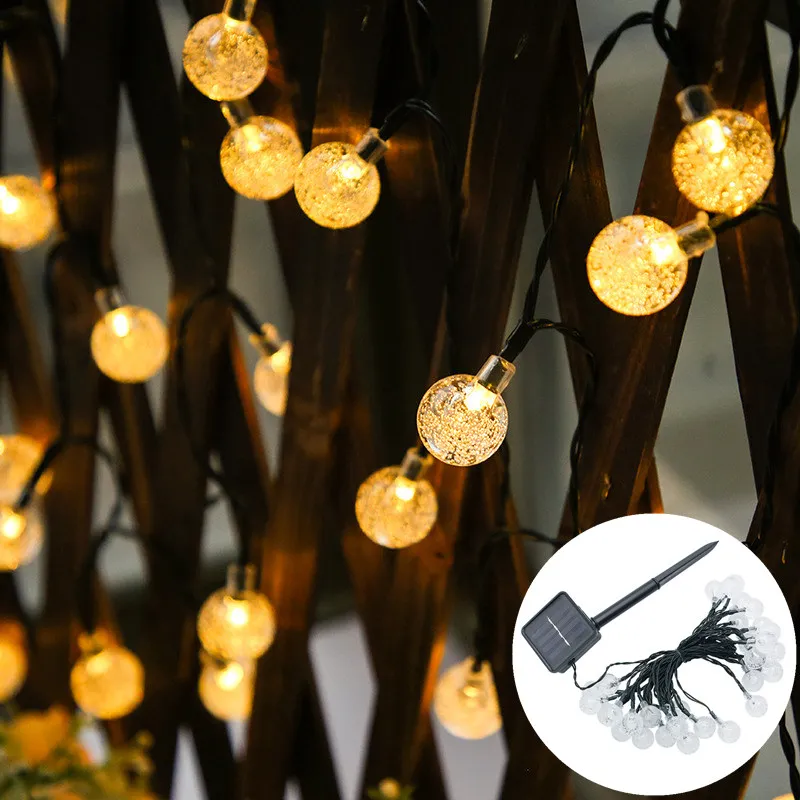 Christmas Lights Fairy Lights 9.5M Outdoor Solar LED Crystal Ball String Solar Christmas Decor Party Lighting Navidad Luces
Christmas Lights Fairy Lights 9.5M Outdoor Solar LED Crystal Ball String Solar Christmas Decor Party Lighting Navidad Luces