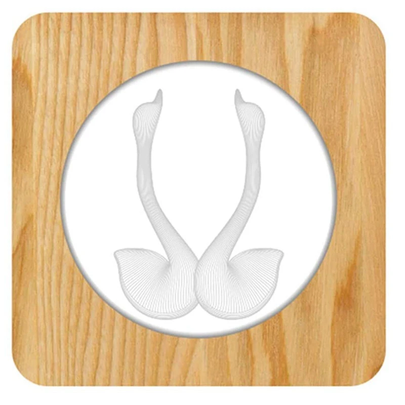 Wooden Swan Animal Night Light Home Decoration 3D Lamp USB Powered Children Desk Lights for Christmas New Year Gift 
Wooden Swan Animal Night Light Home Decoration 3D Lamp USB Powered Children Desk Lights for Christmas New Year Gift