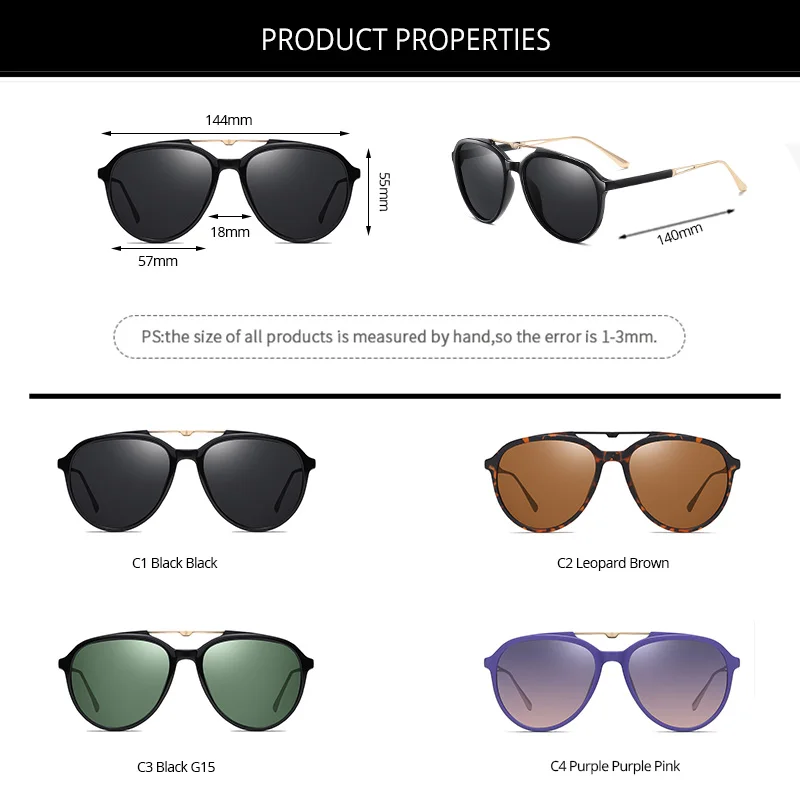 Pro Acme 2020 Brand Design Sunglasses Men Polarized TR90 Frames Vintage Pilot Sun Glasses for Men zonnebril heren PC1503
Pro Acme 2020 Brand Design Sunglasses Men Polarized TR90 Frames Vintage Pilot Sun Glasses for Men zonnebril heren PC1503