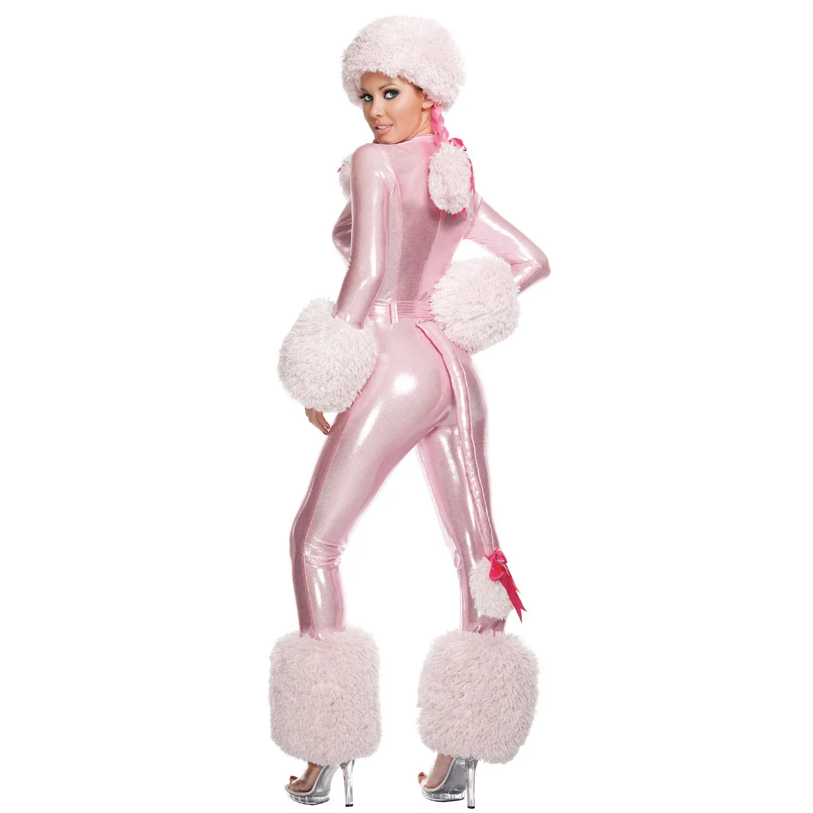 Sexy Dog Cosplay PU Pink Dog Jumpsuit Uniforms Halloween Christmas Costumes For Women
Sexy Dog Cosplay PU Pink Dog Jumpsuit Uniforms Halloween Christmas Costumes For Women