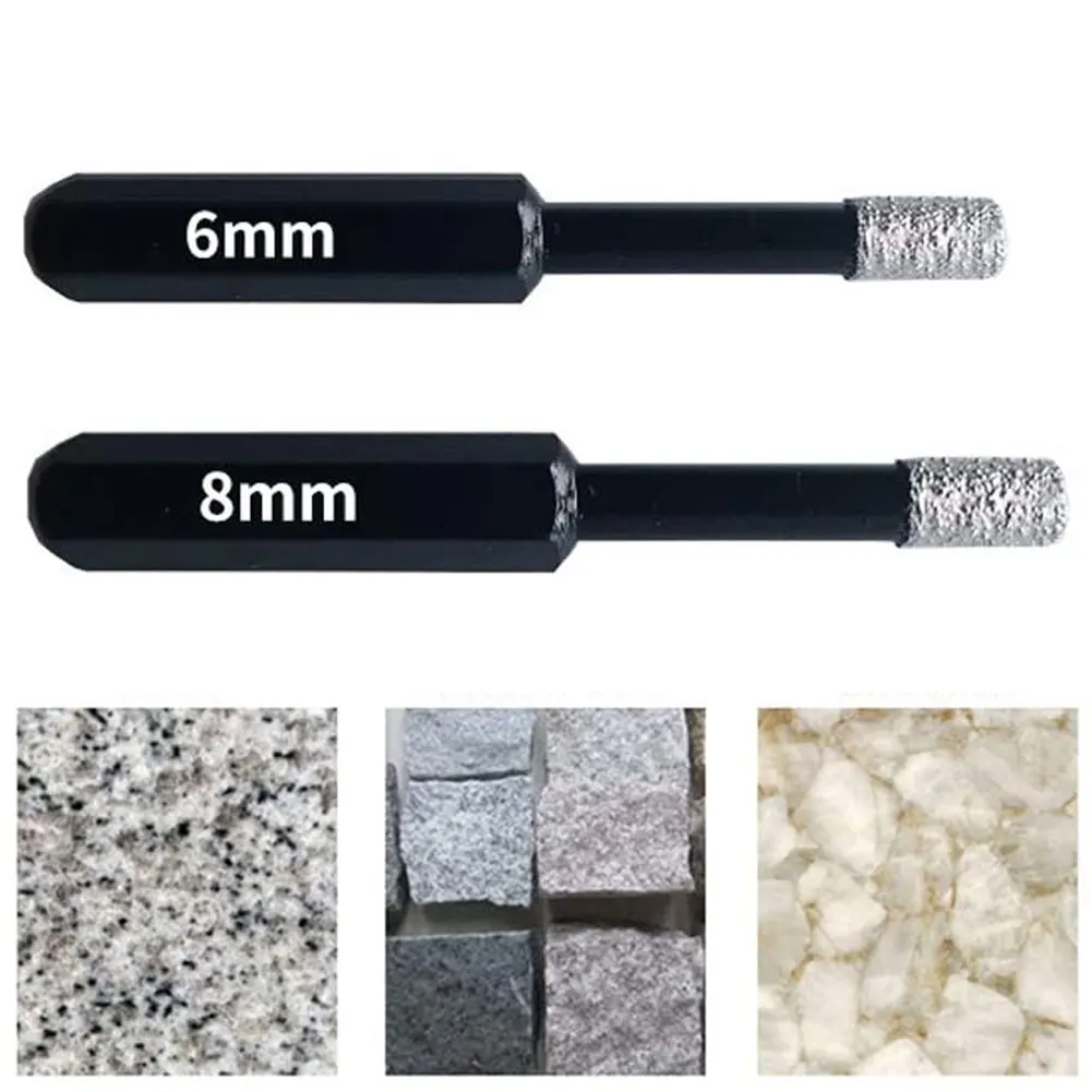 Dry Diamond Drill Bits 6mm 8mm 10mm 12mm 1/4inch Hex Shank Granite Tile Drill Tool For Granite Marble Ceramic Tile Glass New
Dry Diamond Drill Bits 6mm 8mm 10mm 12mm 1/4inch Hex Shank Granite Tile Drill Tool For Granite Marble Ceramic Tile Glass New