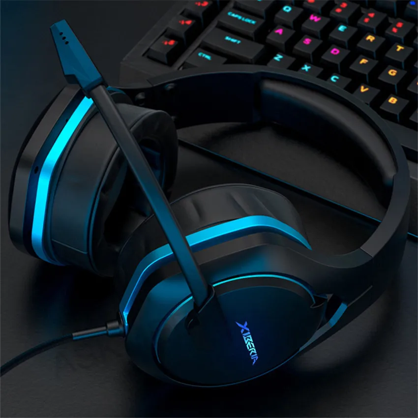 Xiberia V22 USB 7.1 Channel Headset Gaming Headphone with MIC Microphone for PC Laptop Computer Bass Headphones Noise Cancelling
Xiberia V22 USB 7.1 Channel Headset Gaming Headphone with MIC Microphone for PC Laptop Computer Bass Headphones Noise Cancelling