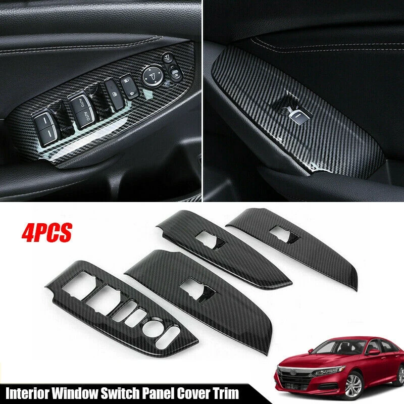 Car Carbon Fiber Interior Window Switch Panel Cover Trim for Honda Accord 2018-2020
Car Carbon Fiber Interior Window Switch Panel Cover Trim for Honda Accord 2018-2020