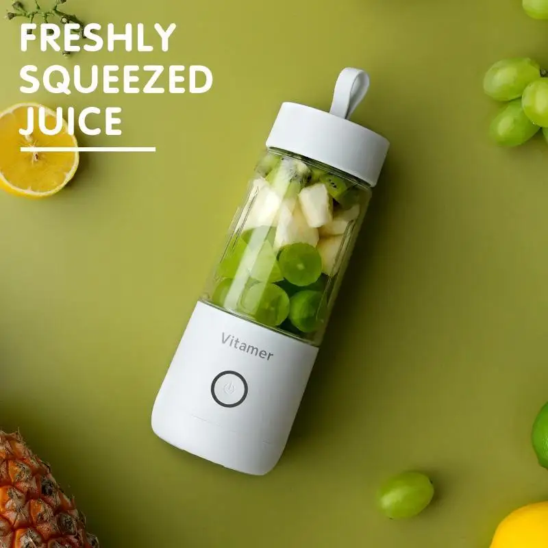 350ml Portable Juicer Electric USB Rechargeable Smoothie Blender Machine Mixer Mini Juice Maker Fast Food Processor Mobile Mixer
350ml Portable Juicer Electric USB Rechargeable Smoothie Blender Machine Mixer Mini Juice Maker Fast Food Processor Mobile Mixer