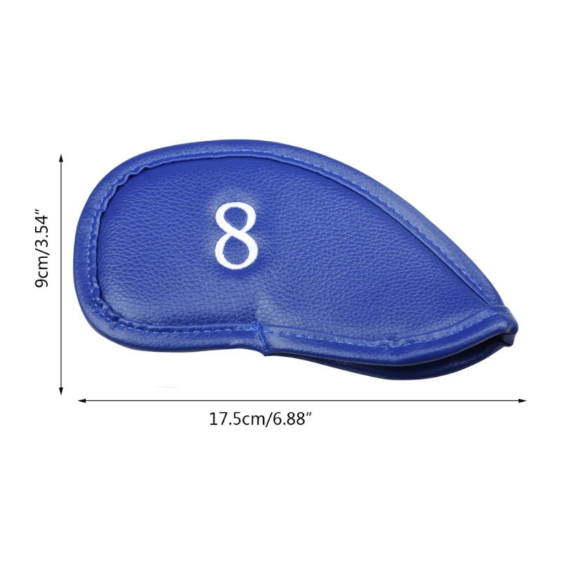 57ED 12 Pcs Golf Iron Head Covers Leather Deluxe Club Headcover Putter Protection Protector Golf Accessory
57ED 12 Pcs Golf Iron Head Covers Leather Deluxe Club Headcover Putter Protection Protector Golf Accessory