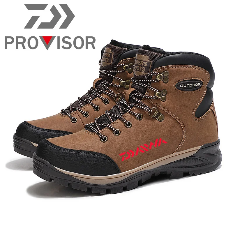 Daiwa New Designers Action Leather Shoes Climbing & Fishing Shoes Men Outdoor Shoes Man High Top Winter Boots Plush Comfy
Daiwa New Designers Action Leather Shoes Climbing & Fishing Shoes Men Outdoor Shoes Man High Top Winter Boots Plush Comfy