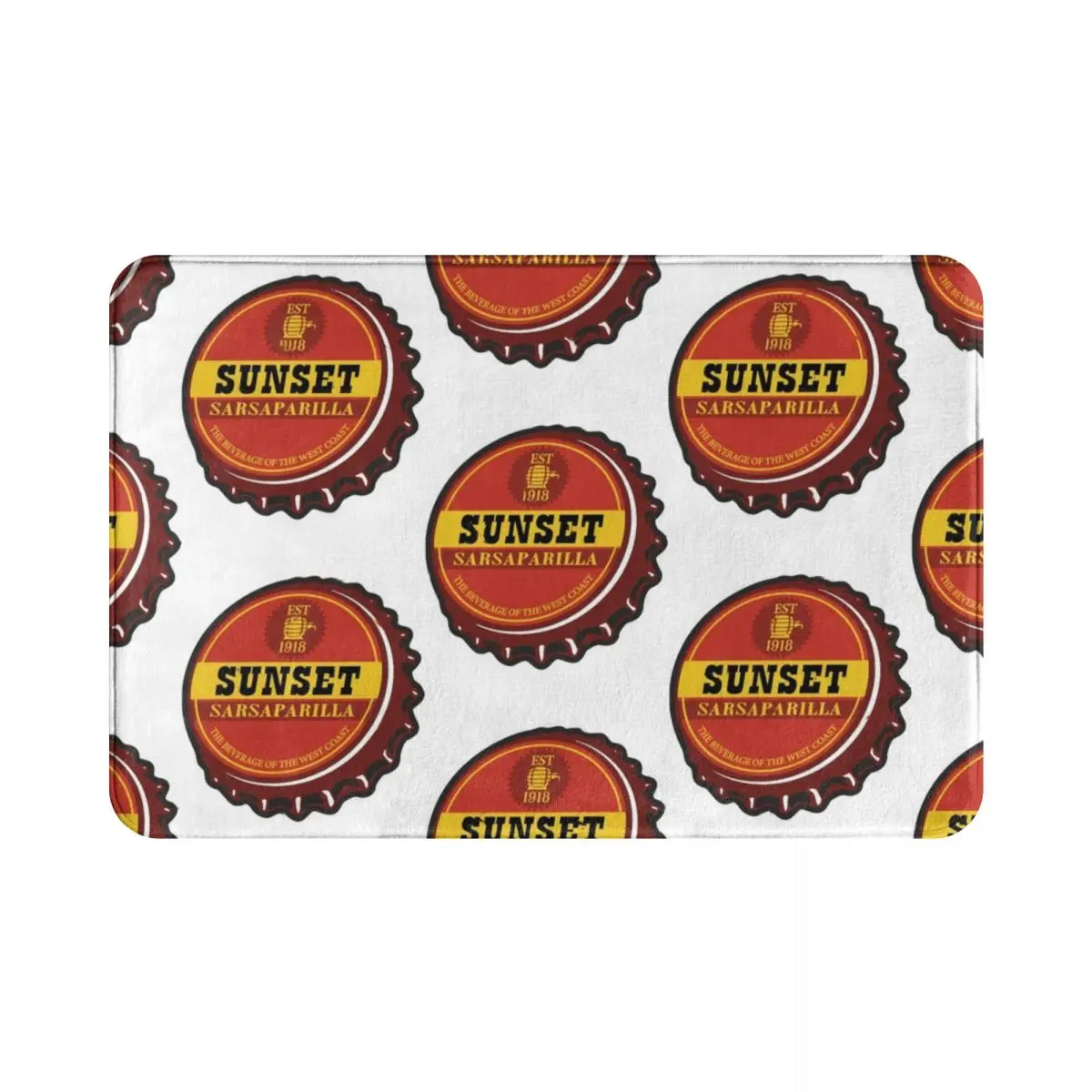 Sunset Bottle Cap Polyester Doormat Rug carpet Mat Footpad Anti-slip durable durable Entrance Kitchen Bedroom balcony toilet
Sunset Bottle Cap Polyester Doormat Rug carpet Mat Footpad Anti-slip durable durable Entrance Kitchen Bedroom balcony toilet