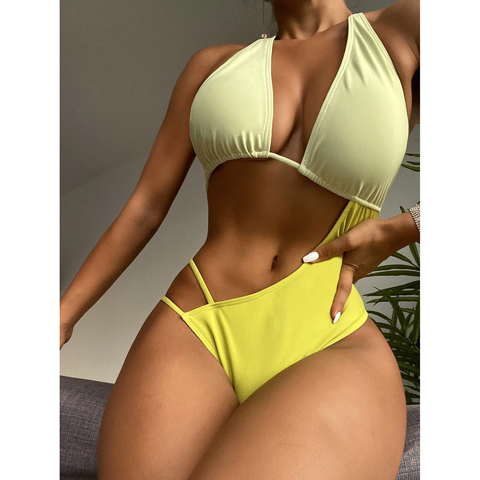 Sexy Halter One Piece Swimsuit 2022 Swimwear Women Backless Swimming for Bathing Suit Woman Beach Wear Monokini maillot de bain
Sexy Halter One Piece Swimsuit 2022 Swimwear Women Backless Swimming for Bathing Suit Woman Beach Wear Monokini maillot de bain