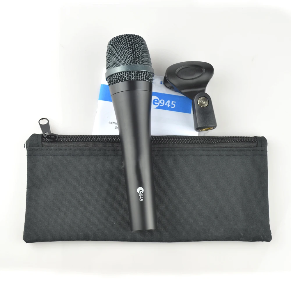 E945 Wired Microphone Dynamic Cardioid Karaoke Handheld Live Vocal Microphone for Stage Outdoor Performance Family Party
E945 Wired Microphone Dynamic Cardioid Karaoke Handheld Live Vocal Microphone for Stage Outdoor Performance Family Party