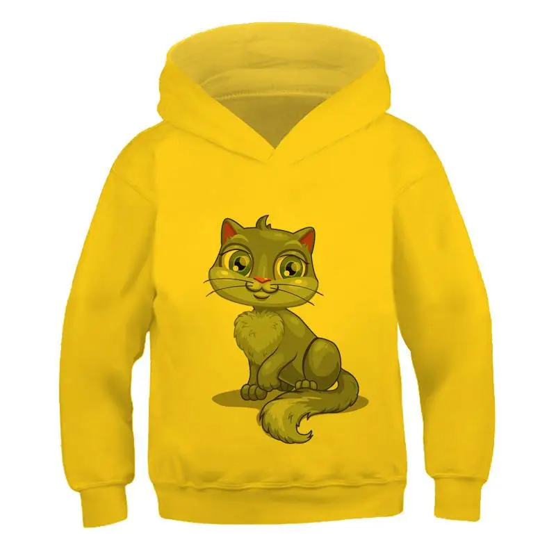 Spring Autumn 4-14 Years Old Girl's Cute Casual Cotton Kawaii Cat Print Pattern Long Sleeve Pullover Hoodies Sweatshirt
Spring Autumn 4-14 Years Old Girl's Cute Casual Cotton Kawaii Cat Print Pattern Long Sleeve Pullover Hoodies Sweatshirt