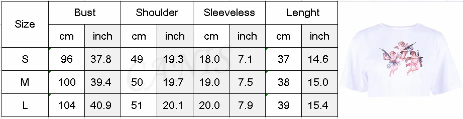 Meihuida Women Angel Print Short Sleeve White Tee Casual Loose T-Shirt Crop Tee Short Tops Summer T-shirt Streetwear
Meihuida Women Angel Print Short Sleeve White Tee Casual Loose T-Shirt Crop Tee Short Tops Summer T-shirt Streetwear